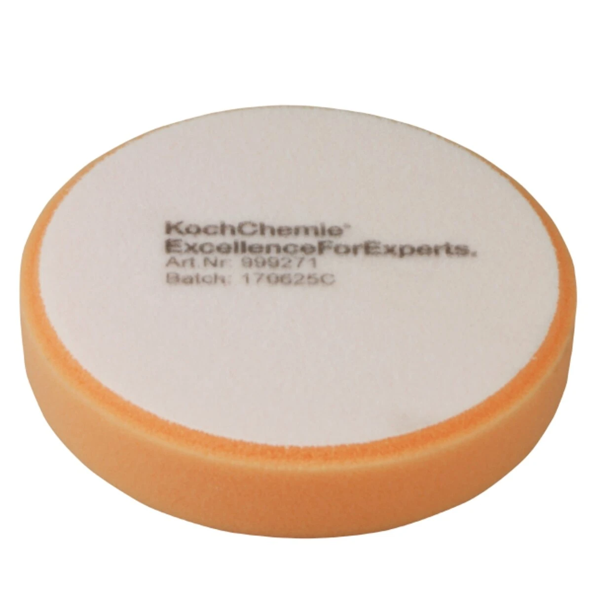 ANTIHOLOGRAMMSCHWAMM ORANGE GERUNDET 160x30mm