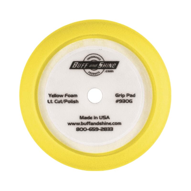 BuffandShine šlifavimo kempinė 220 mm YELLOW