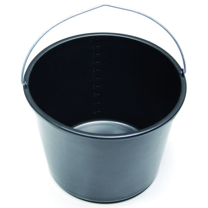 Kibiras plastikinis JUODAS 20 L (PROFI)