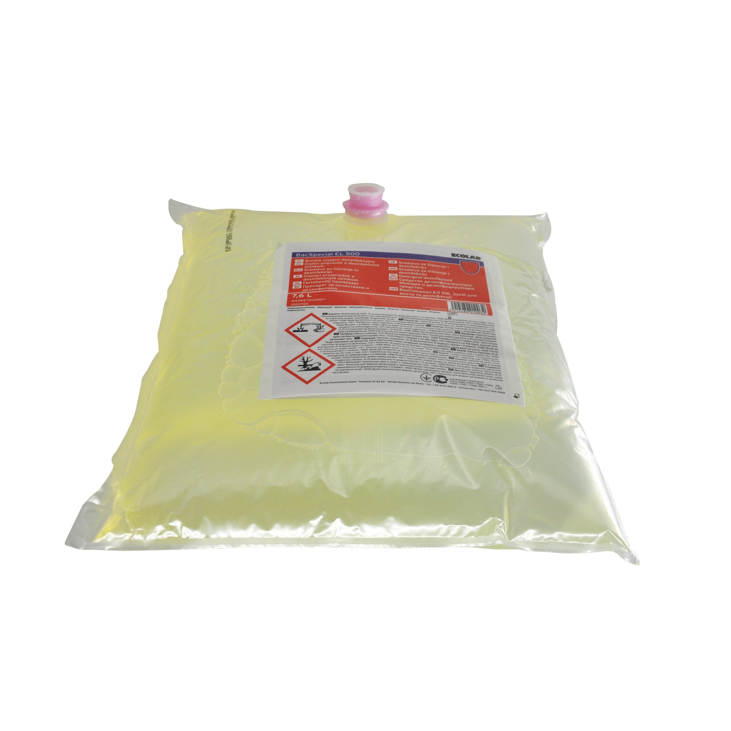 MG BACSPECIAL EL500, (2 vnt. x 7.6 l) [7.6 L] - Plovimo-dezinfekavimo priemonė