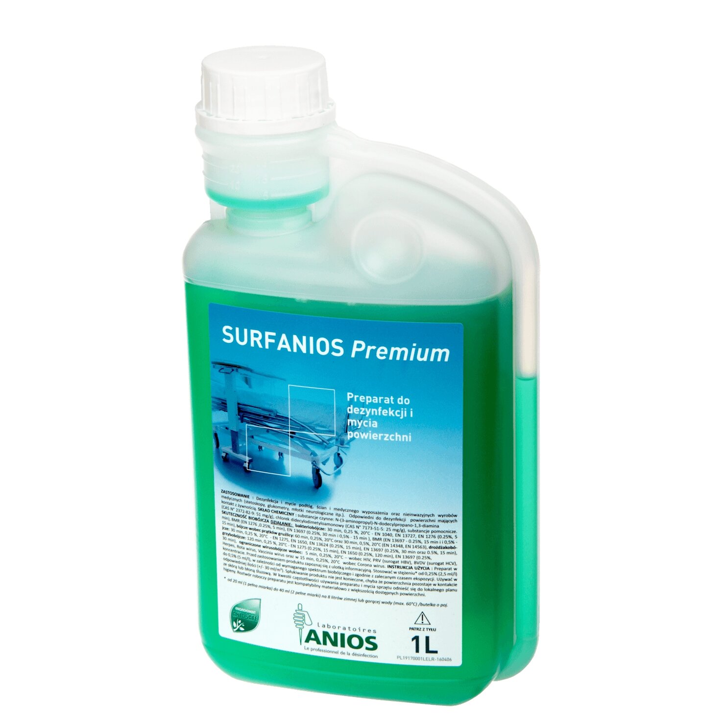 Paviršių dezinfekavimo priemonė SURFANIOS PREMIUM, 1 L