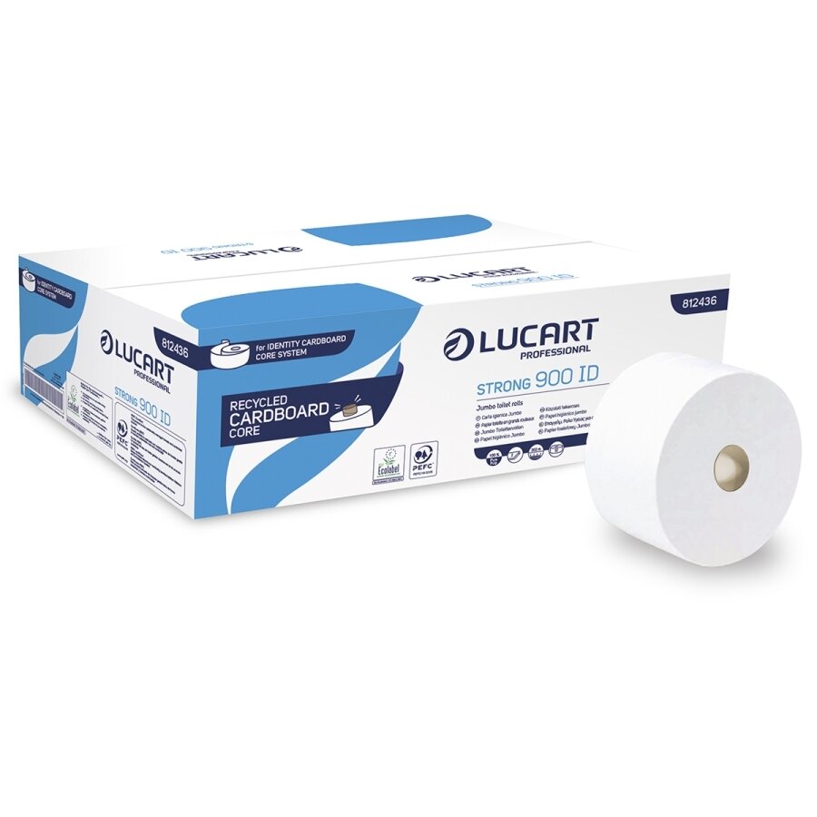 Popierius tualetinis autocut Lucart Strong 900ID Cardboard Core