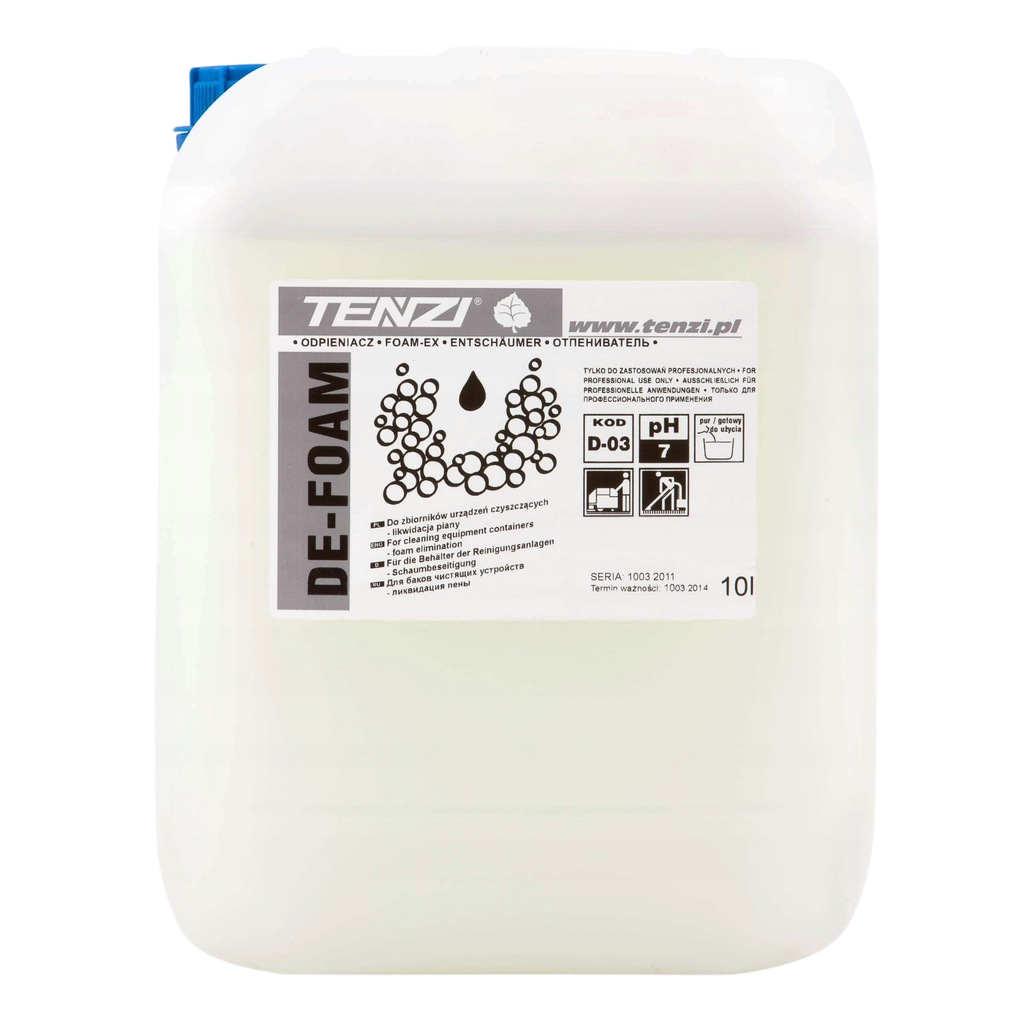 Priemonė putų nusodinimui De Foam, 10 L