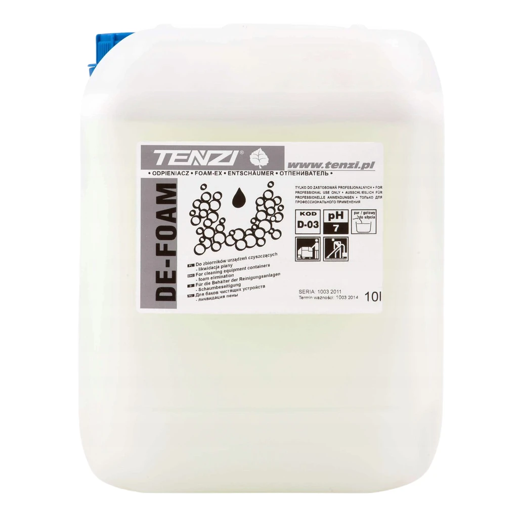 Priemonė putų nusodinimui De Foam, 10 L