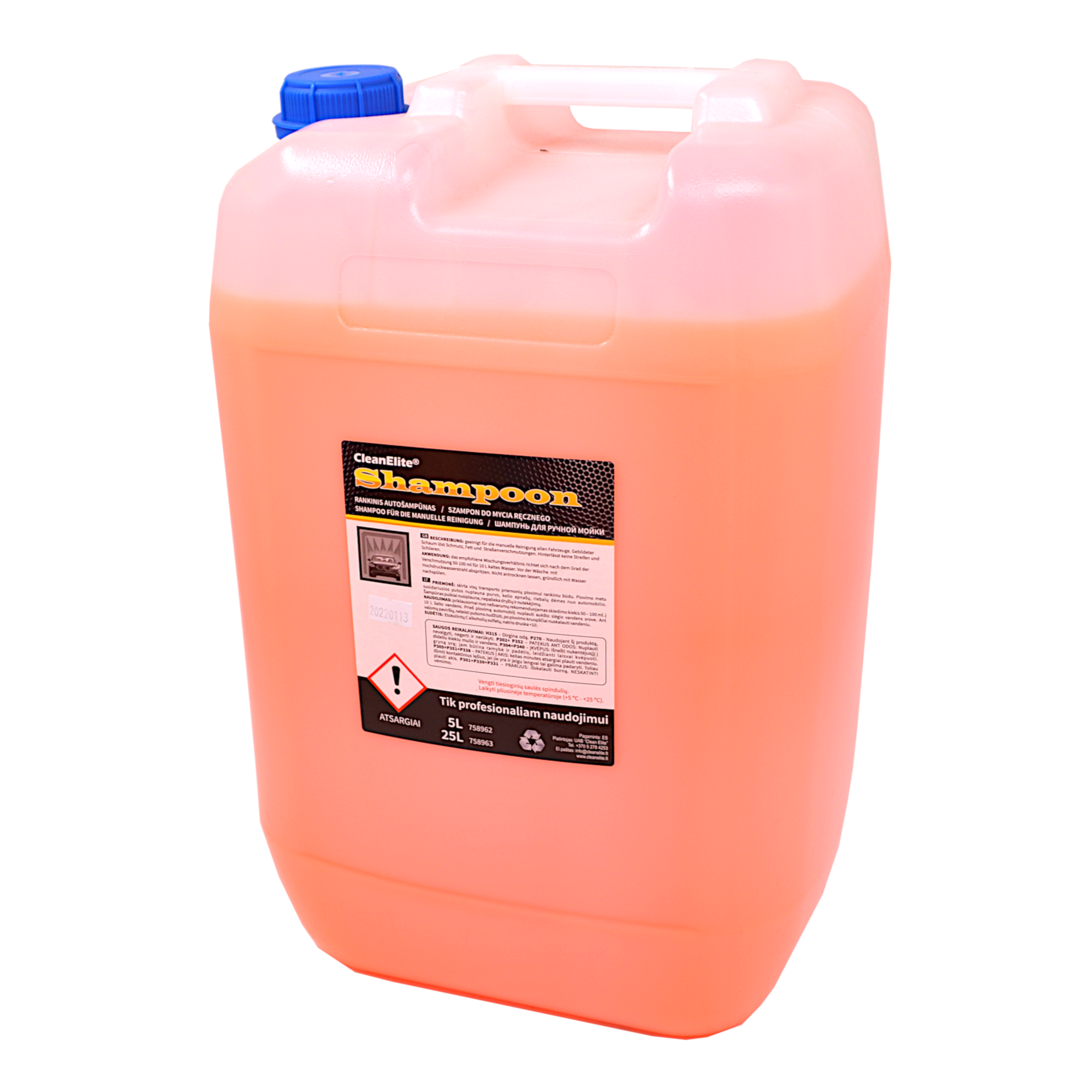Automobilinis šampūnas Shampoon, 25 L
